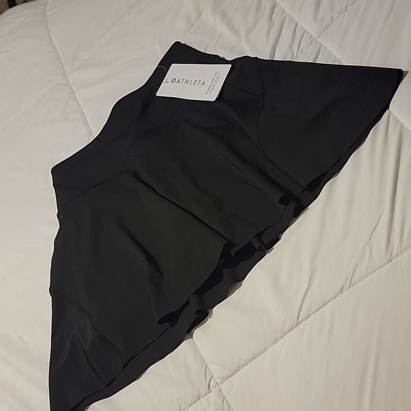 Athleta Ace Tennis Skort 15.5. NWT. Black size XXS - Picture 6 of 10